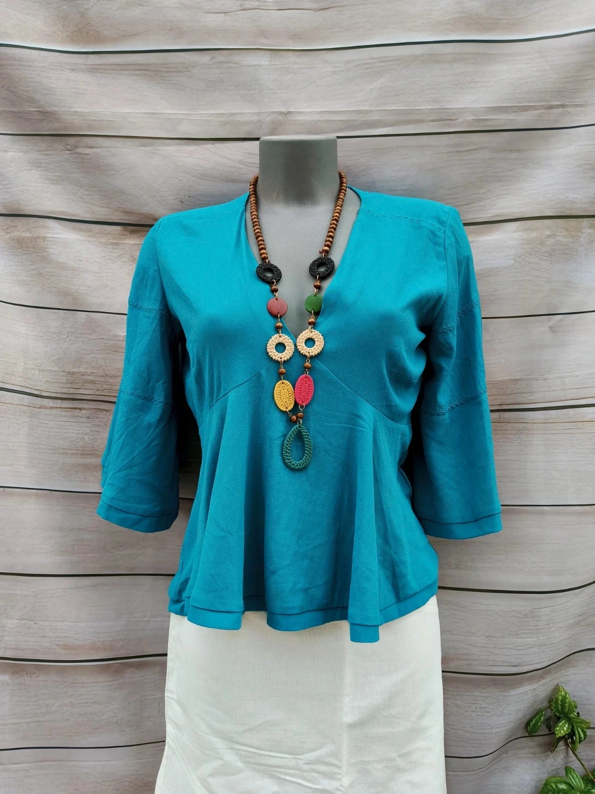 Blusa turquesa de Sfera Collection – Talla S 💜 – photo 2